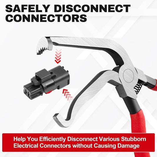 Electrical Connector Pliers — Angled, Straight & Release Tool for Car Wiring
