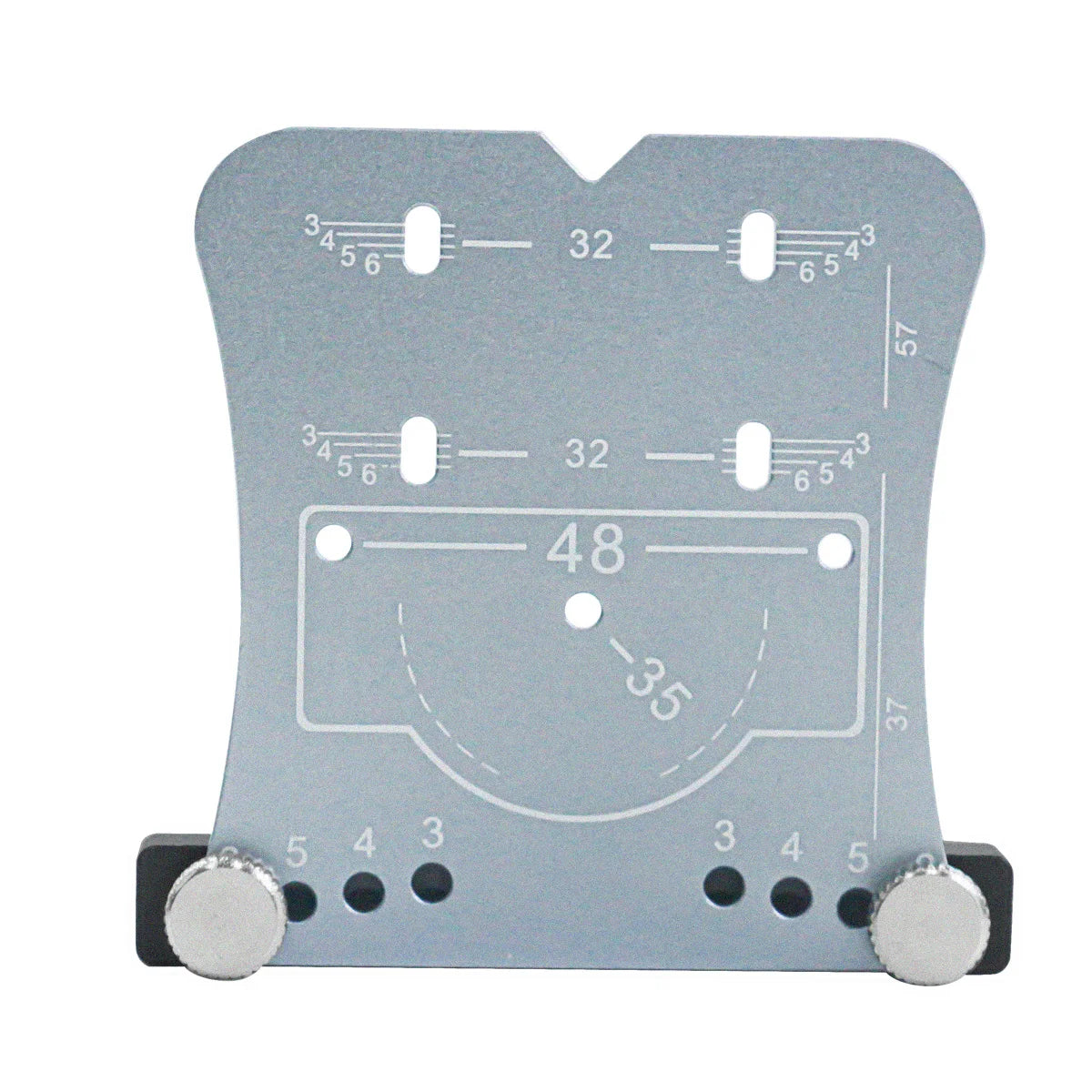 The silver jig on its own