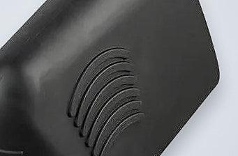 Close view of the moulded arc guide lines on the finishing tool