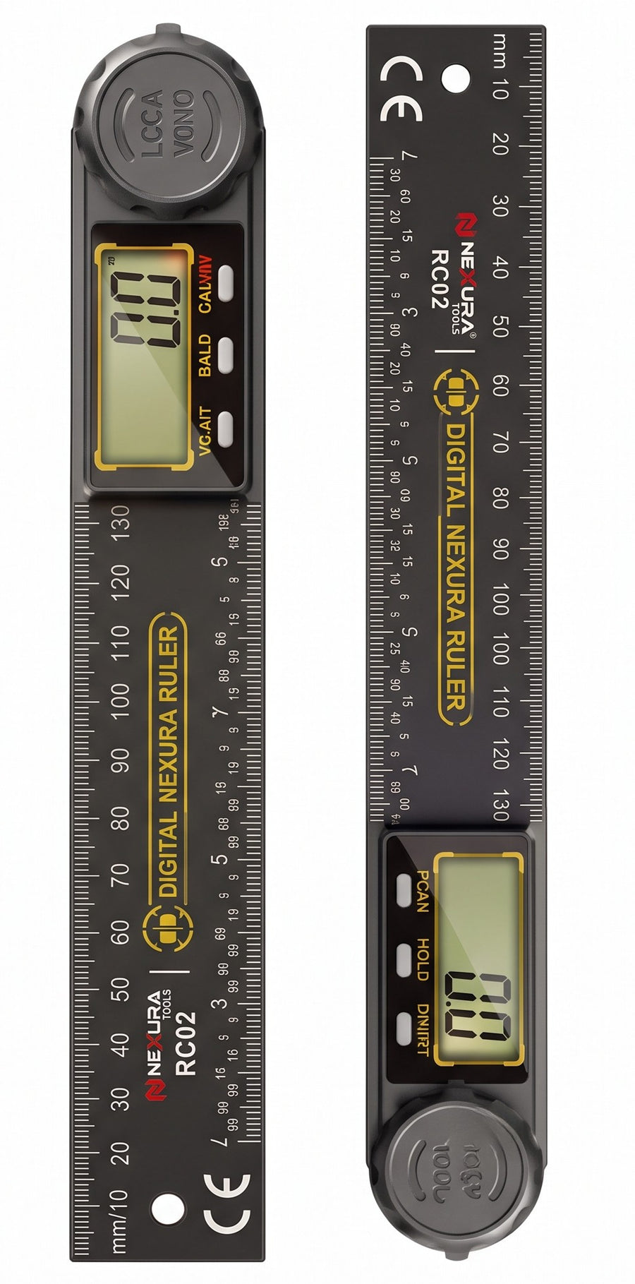 Digital Angle Ruler, 360° Protractor and 200 mm Rule – Nexura Tools