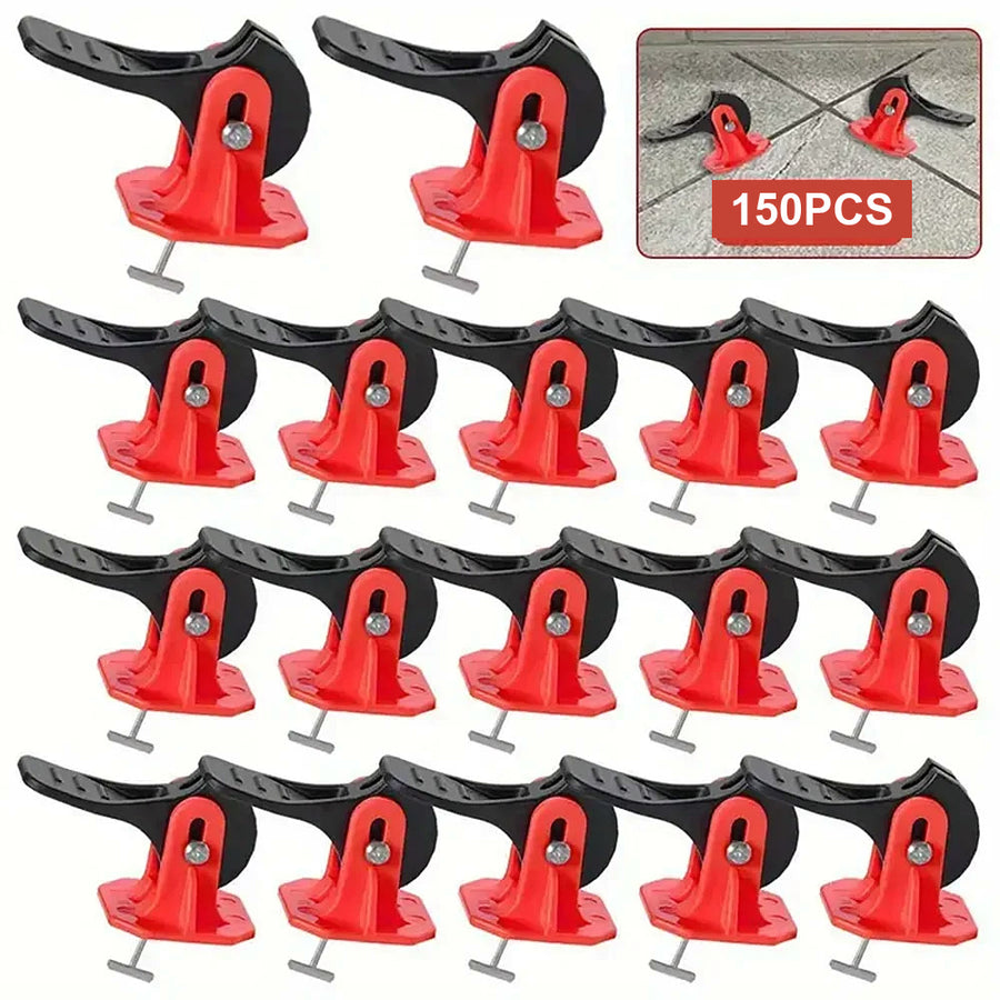 One hundred fifty tile levelers: three packs of 50